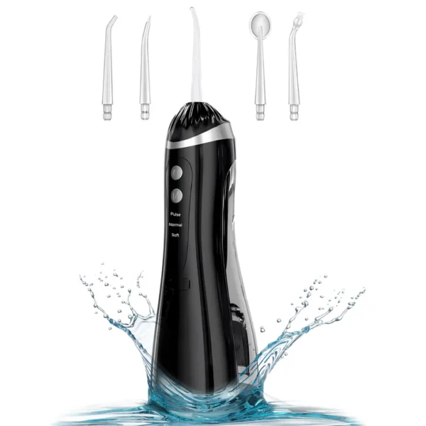 Oral Dental Water Flosser for Teeth | Black