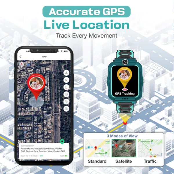 Secura 4G Kids Smartwatch Detachable - Image 5