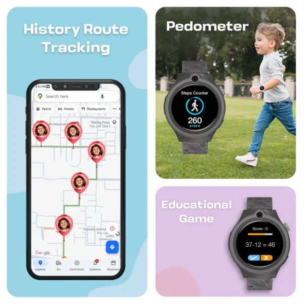 Secura 4G Kids Smartwatch Round - Image 6