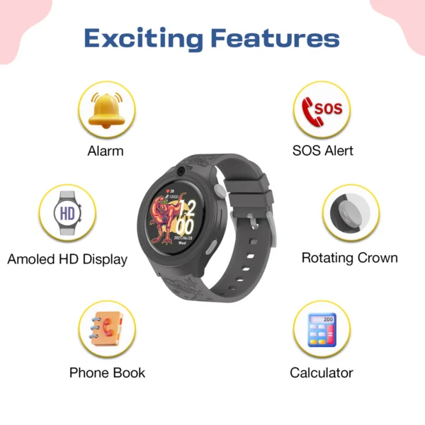 Secura 4G Kids Smartwatch Round - Image 3