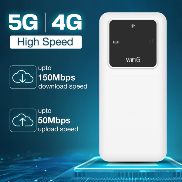 Portable WiFi Hotspot Device White 10000 MAH - Image 5