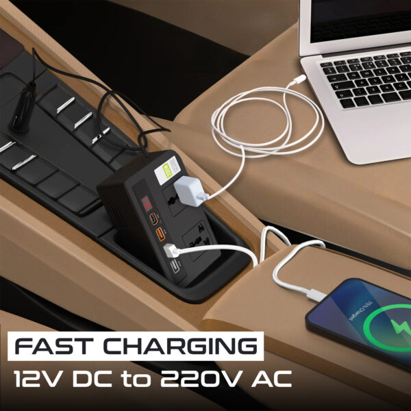 Car Inverter Black - Image 3