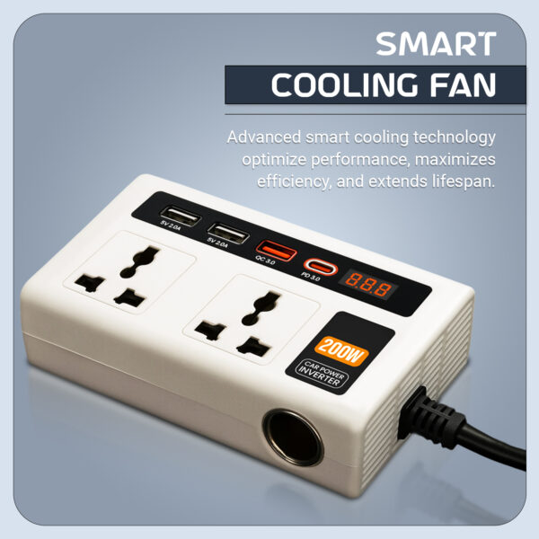 Car Inverter White - Image 3